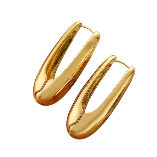 Boucles d’oreilles Arianne | Acier inoxydable doré